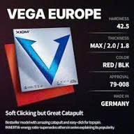 Mặt Vợt Bóng Bàn Xiom Vega Europe Chính Hãng - Mềm - Dễ Kiểm Soát - Ổn Định - Toàn Diện - Bền Bỉ - Tạo Xoáy